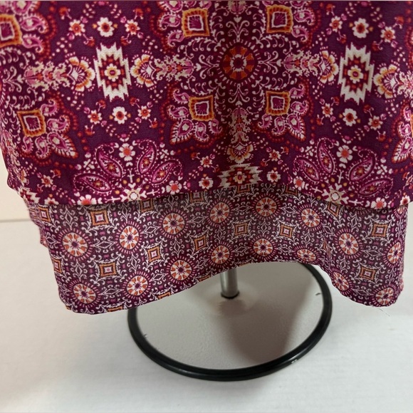 J.Jill Pink Paisley Boho Sleeveless Tunic Blouse Top Women’s Petite M - Picture 4 of 9